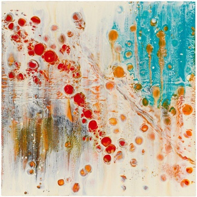 13  Gallery Ehva Good Vibrations  Lynn Basa Riven2011 oil and beeswax on panel 51x51x3 ins 