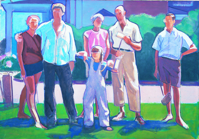 Leland Bell The Croquet party 1965