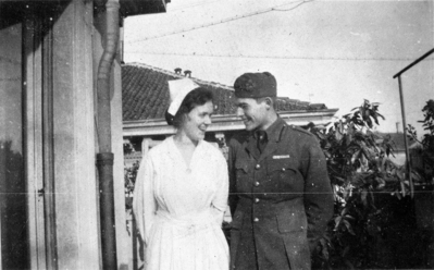 Agnes von Kurowsky and Ernest Hemingway EH 02528P