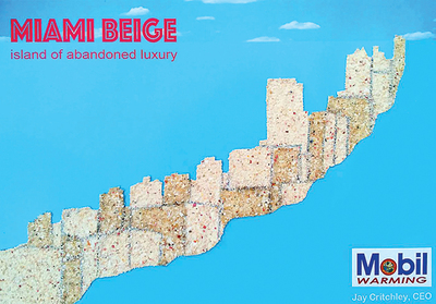 Jay Critchley Miami Beige Island of Abandoned Luxury proposal digital image 2016 