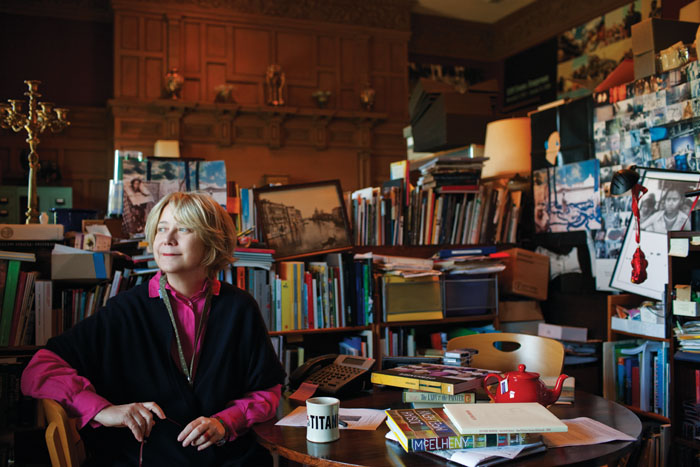 Curator Pieranna Cavalchini in her office.