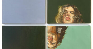Kathryn Geismar, Quartet, 2024. At Danforth Art Museum.