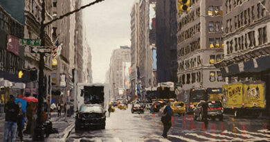 Kenneth Young, West 38th St., oil on canvas. At Vermont Artisan Designs