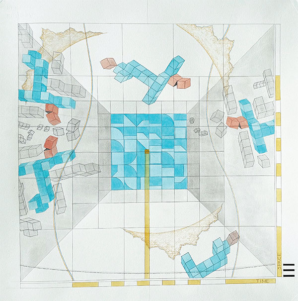 John Anderson, Chart No. 3. At Mad River Valley Arts.