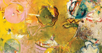 Geoffrey Dorfman, Solaris, oil on canvas, 42 x 46". Courtesy of the artist. At Moss Galleries.