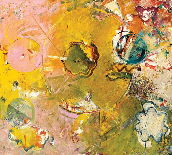 Geoffrey Dorfman, Solaris, oil on canvas, 42 x 46". Courtesy of the artist. At Moss Galleries.